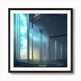 Futuristic Space Art Print