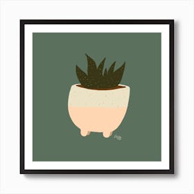 Pot Plant Art Print