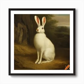 White Rabbit Art Print
