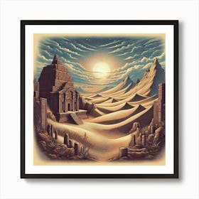 Sands Of Time 4 Art Print