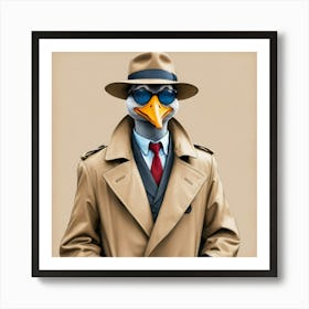 Detective Goose 1 Art Print