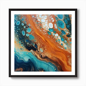 Abstract Oil Painting Art Print