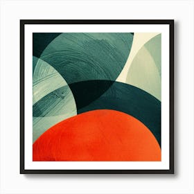 Abstract Circles 7 Art Print