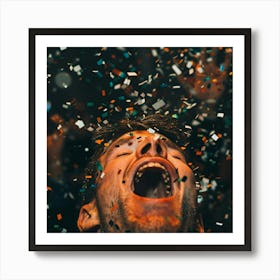 Confetti Confetti Confetti 3 Art Print