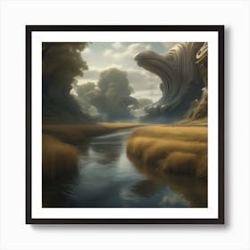 Landscape In The Sky 1 Art Print