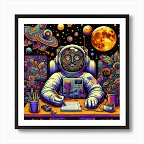 "Consciousness Creator" Cosmic Knots Collection [Risky Sigma] Art Print