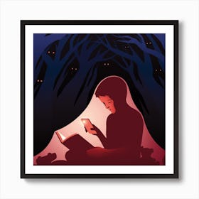 Stories From The Wood Square Art Print