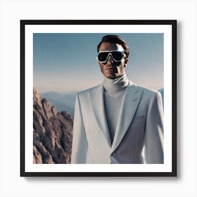 Man In White Suit Art Print