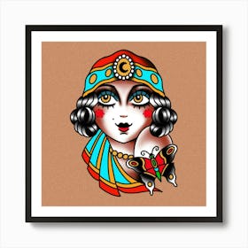 Gipsy Lady Art Print