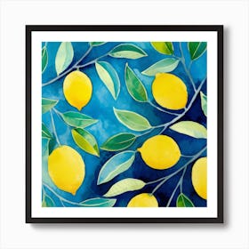 Sorrento Lemon Tree Poster