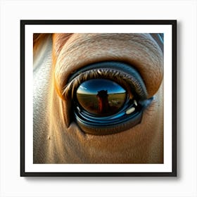 Horse'S Eye 8 Art Print