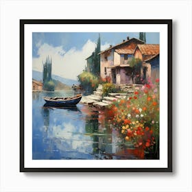 Monet's Amalfi Art Print