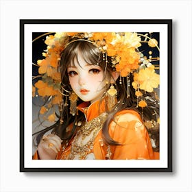 Chinese Girl Art Print