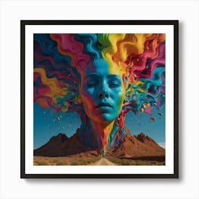 Woman'S Head 3 Art Print