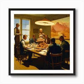 'The Dinner Party' Art Print