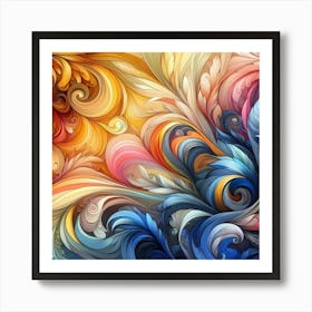 Abstract Painting 219 Art Print