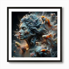 Koi Fish 12 Art Print