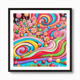 Lollipops Art Print