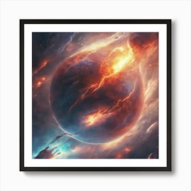 Space - Space Stock Videos & Royalty-Free Footage Art Print