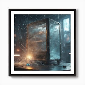 Broken Glass Cabinet Art Print