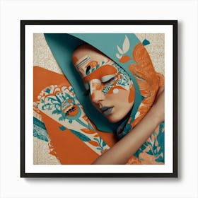 Portrait Of A Woman 5 Art Print