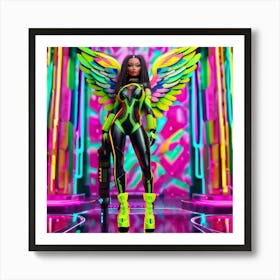 Barbie Angel Art Print