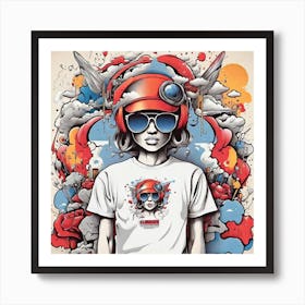 T - Shirt Design 5 Art Print