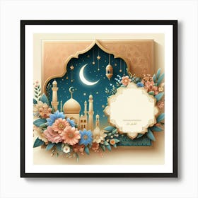 Muslim Greeting Card 13 Art Print