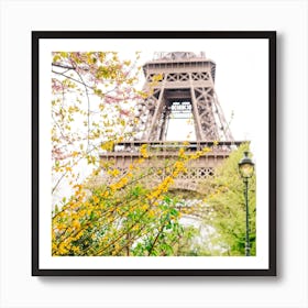 Eiffel Tower Vii Square Art Print