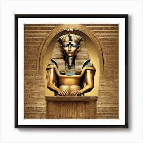 Pharaoh Tutankhamen Art Print