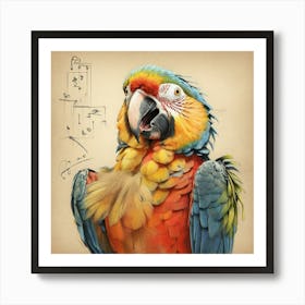 Parrot 37 Art Print