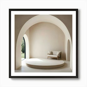 Room With An Archway Art Print