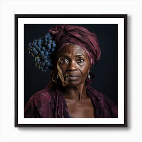 Portrait Of An African Woman Art Print