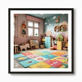 Children'S Playroom 1 Art Print