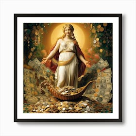 Goddess Of Money24 Art Print