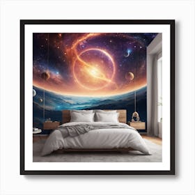 Space Wall Mural Art Print