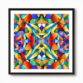 Stained Glass Pattern Art Print