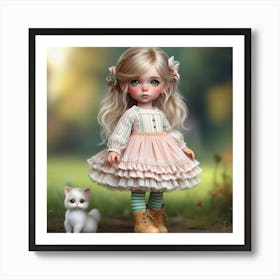 Doll - Lily Art Print