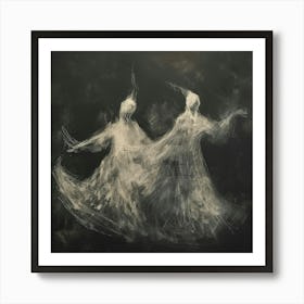 Two Dancers 2 Art Print