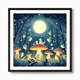 Fairy Forest 4 Art Print