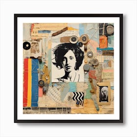 Collage Art Print