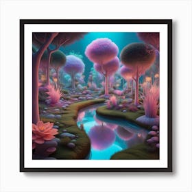 Fairytale Forest 2 Art Print