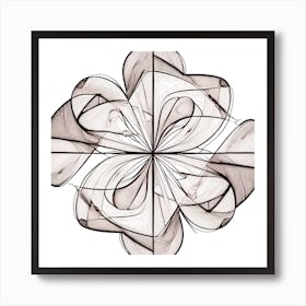 Abstract Flower 15 Art Print