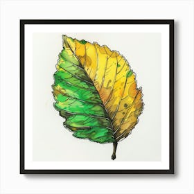 Autumn Leaf Art Print