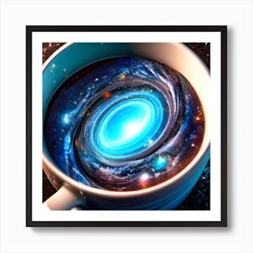 Cosmic Coffee Cup 02 Art Print