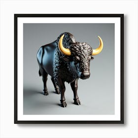 Bison Art Print