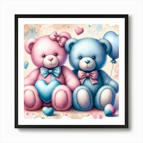 Teddy Bears Art Print