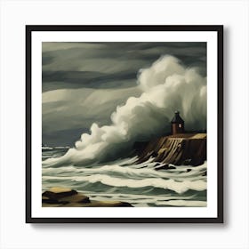 Stormy Seas Art Print