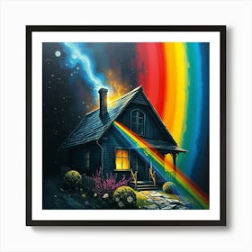 House On The Rainbow Art Print