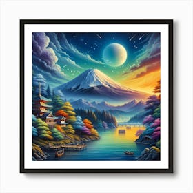 Mt Fuji 5 Art Print